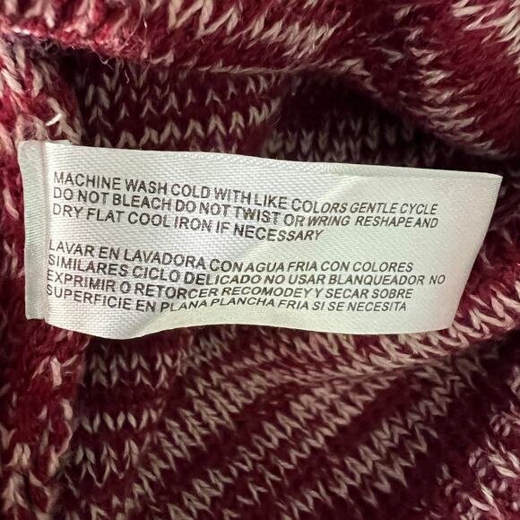 Madison Lilly Marled Womens Chunky Tunic Sweater Large Casual Loungewear Boho - Picture 10 of 11